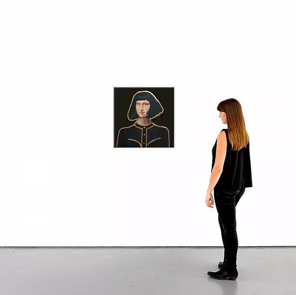 Nataliya Bagatskaya - Mona Lisa. Passport photo ...