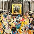 Dariusz Grajek, Mona Lisa w Luwrze....., Obraz akrylowy, Obraz olejny - płótno, 117 x 80
