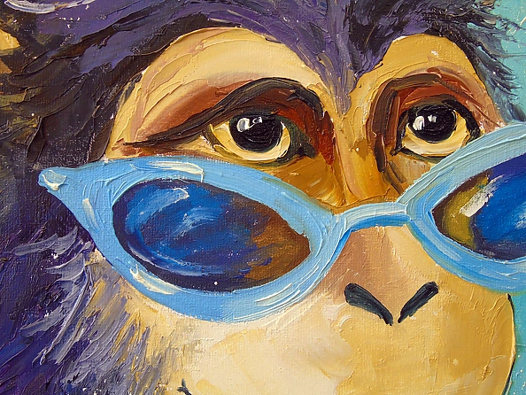 Olha Darchuk - Monkey gentleman