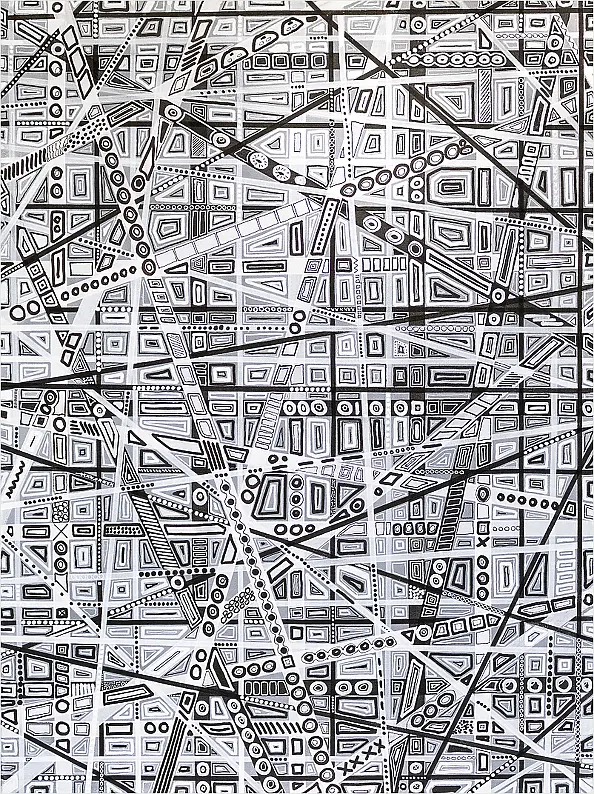 Mariusz Czajkowski - Monochrome abstract #1