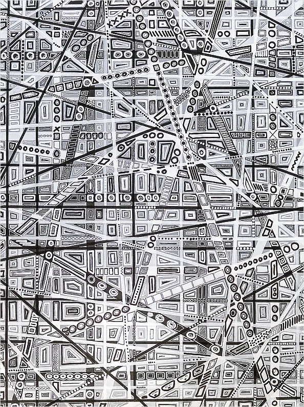 Mariusz Czajkowski - Monochrome abstract #1