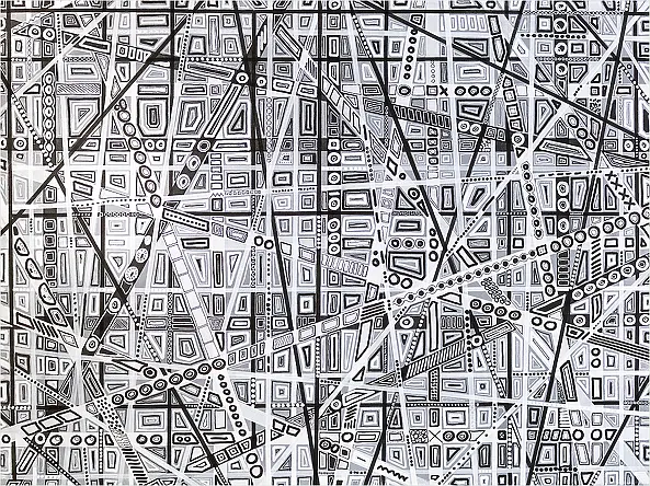 Mariusz Czajkowski - Monochrome abstract #1