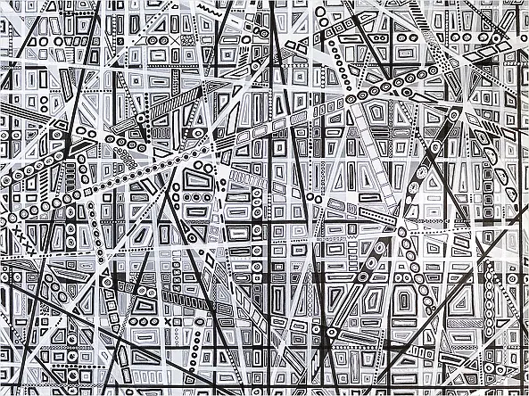 Mariusz Czajkowski - Monochrome abstract #1