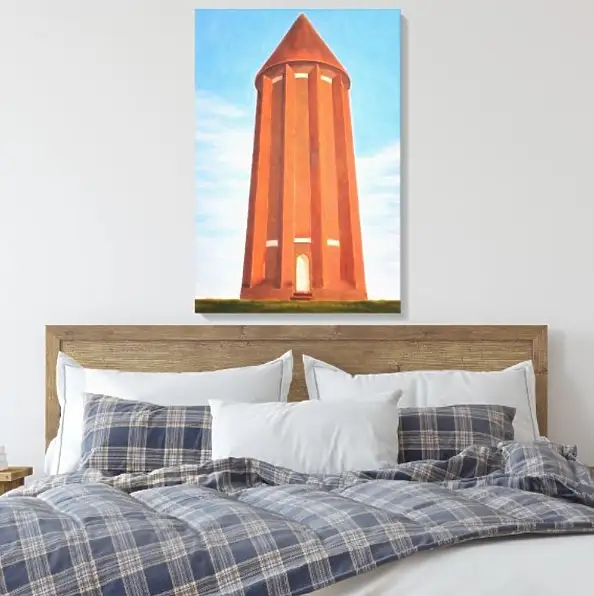 Maryam Gomizi, Qabus Monolith – Mary G, Oil painting - canvas, 50 x 70