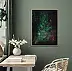 Iwona Jabłońska, Monstera of the future, Watercolors, Impasto, Other, Glaze, Acrylic painting, Oil painting, Mixed media, Tempera - canvas, 50 x 70