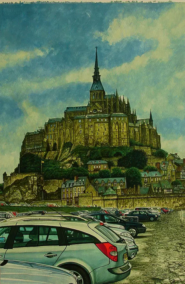 Andrzej A Sadowski - Mont Saint - view from the parking lot