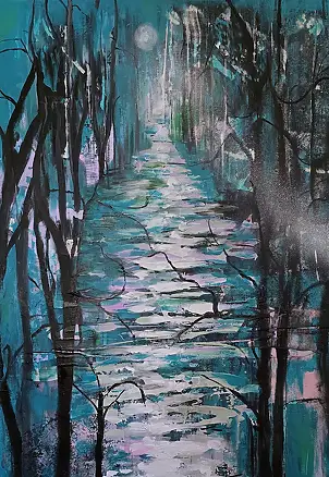 Ewa Mościszko - Passeggiata al chiaro di luna