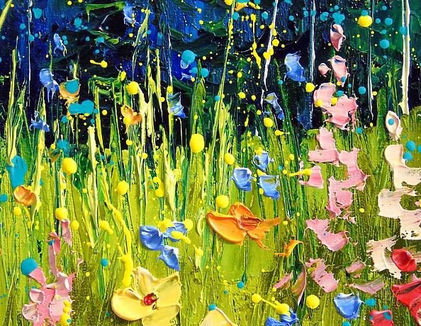 Olha Darchuk - Moonlit Night by the Mountains