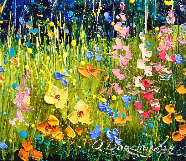 Olha Darchuk - Moonlit Night by the Mountains