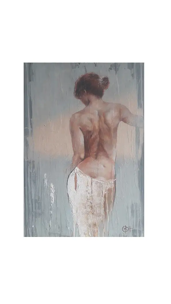 Paweł Domurat, "Morning 2 "  , Obraz olejny, Pastel - płyta, 50 x 70