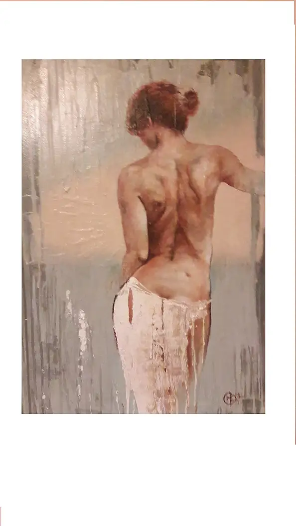 Paweł Domurat, "Morning 2 "  , Obraz olejny, Pastel - płyta, 50 x 70