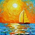 Olha Darchuk - Morning sailboat