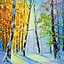 Olha Darchuk - Morning snowfall in the forest