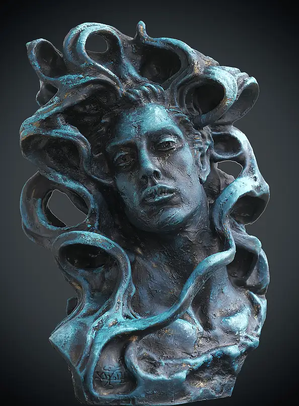 Krzysztof Plonka,  Morpheus Rzeźba ,  - inne, 40 x 58