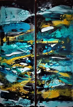 Alicja Wysocka - Maritime variation - diptych