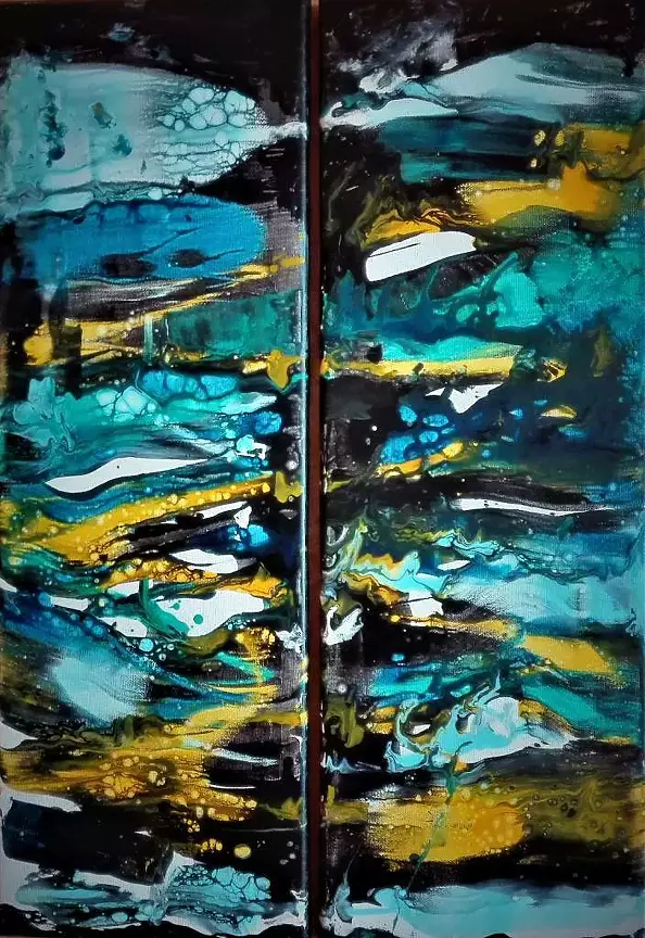 Alicja Wysocka - Maritime variation - diptych