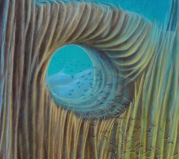 Krzysztof Polaczenko, vagabondo del mare, Dipinto acrilico - pannello, 80 x 100
