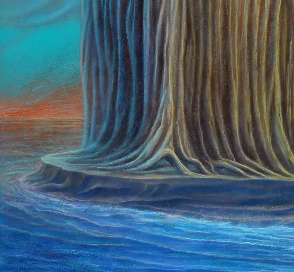 Krzysztof Polaczenko, vagabondo del mare, Dipinto acrilico - pannello, 80 x 100