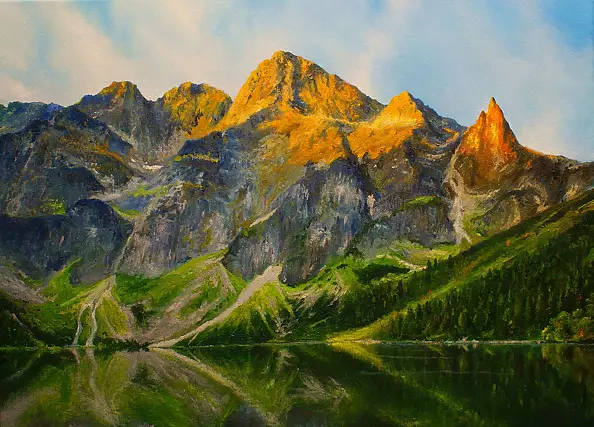 Jacek Siedlec - Morskie Oko. Panorama