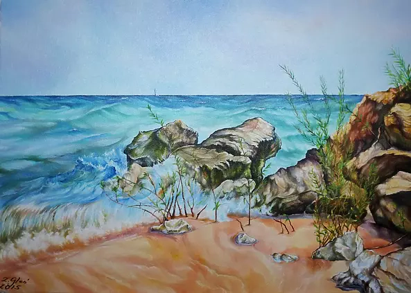 Zenon Gleń - Sea rocks