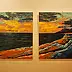 Bożena Siewierska - Morze -Dyptyk.