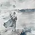 Adriana Laube, "Morze i Ty", Akwarele, Inne - papier, 30 x 42