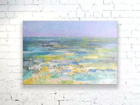 Anna Skowronek - Sea oil painting on canvas