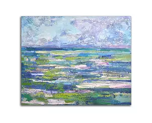 Anna Skowronek - Sea, oil painting on canvas