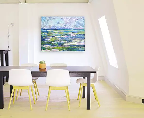 Anna Skowronek - Sea, oil painting on canvas