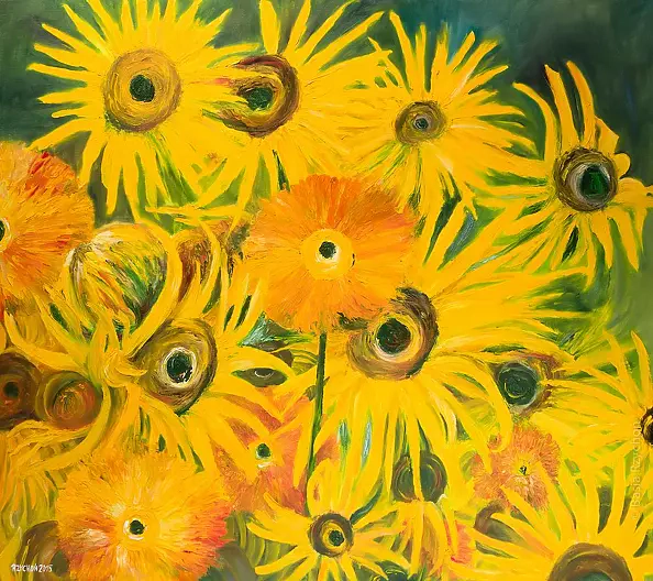 Barbara Rzychoń - Morze żółtych kwiatów