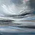 Paulina Lebida - Sea - acrylic painting 70/70 cm