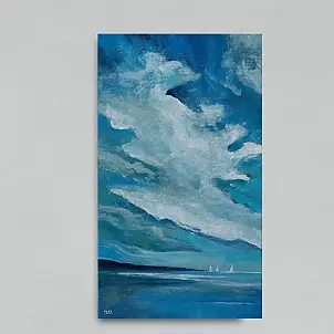 Paulina Lebida - Sea - acrylic painting
