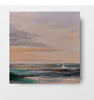 Paulina Lebida - Sea - acrylic painting