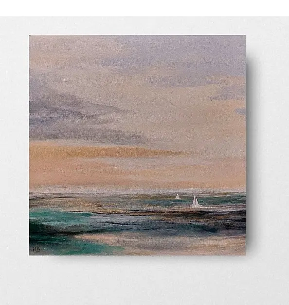 Paulina Lebida - Sea - acrylic painting