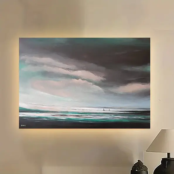 Paulina Lebida - Sea - acrylic painting