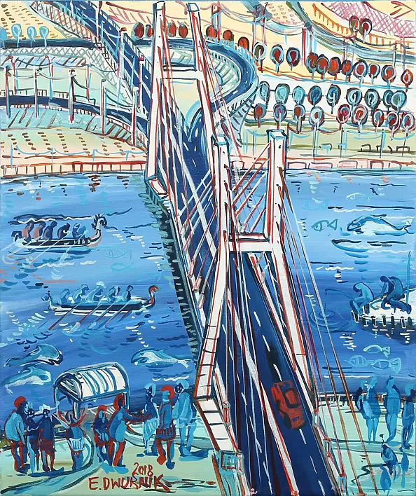 Edward Dwurnik - Most Siekierkowski