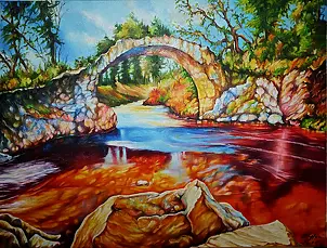 Zenon Gleń - Bridge on the red river