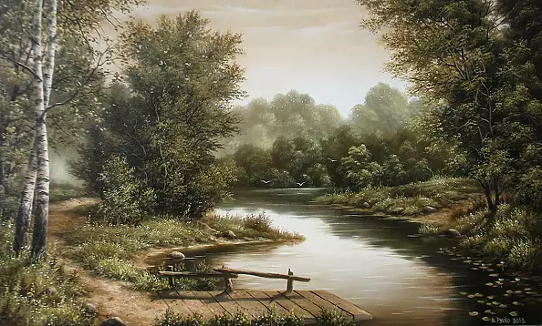 Vitali Rusko - Most na rzece.