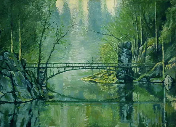 Wojciech Krausewicz - Bridge over the Bóbr