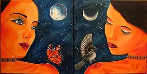   - Butterfly and sparrow