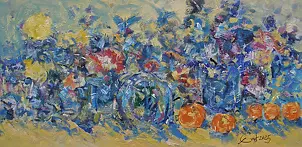 Eryk Maler - Butterflies, 140x70, 2023