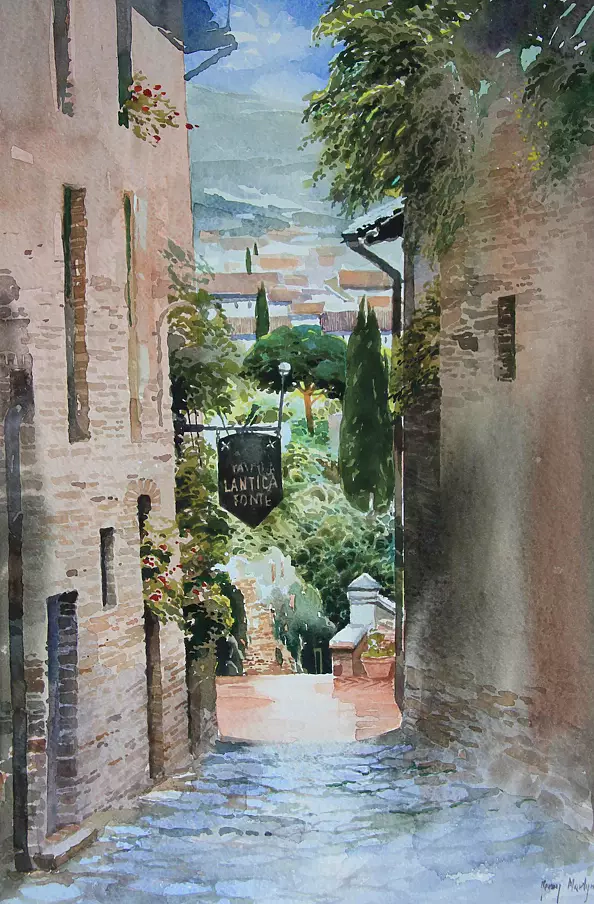 Jerzy Martynów - Theme of Certaldo - Tuscany 2014