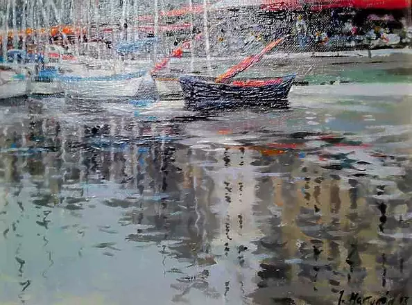 Jerzy Martynów - Motyw z Onfleur - Port