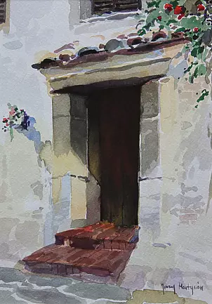 Jerzy Martynów - Motyw z Prowancji - Uzes - Francja