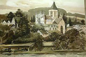 Jerzy Martynów - Motyw z Vétheuil - Francja