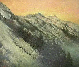 Tadeusz Gazda - Pejzaż górski