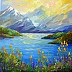 Olha Darchuk - Mountain Serenity: Lakeside Whisper