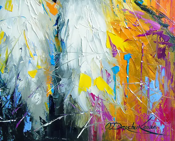 Olha Darchuk, Purr-fect Happiness , Obraz olejny - płótno, 50 x 60