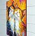 Olha Darchuk, Purr-fect Happiness , Obraz olejny - płótno, 50 x 60