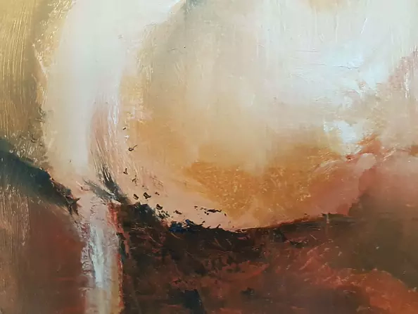 Bożena Mozolewska - Seashell on a board